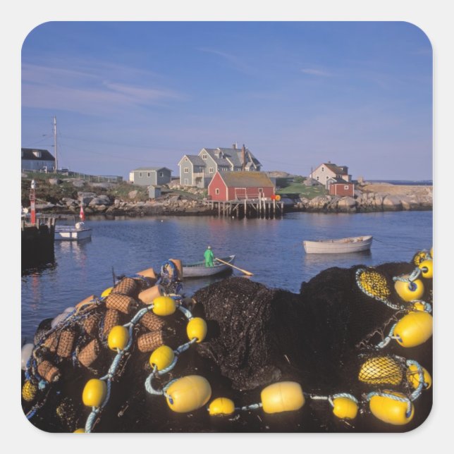 North America, Canada, Nova Scotia, Peggy's Square Sticker (Front)