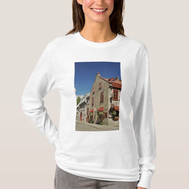 North America, Canada, Quebec, Old Quebec City. T-Shirt (Front)