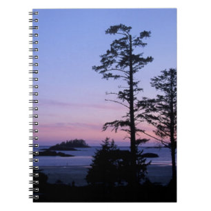 North America, Canada, Vancouver Island, trees Notebook