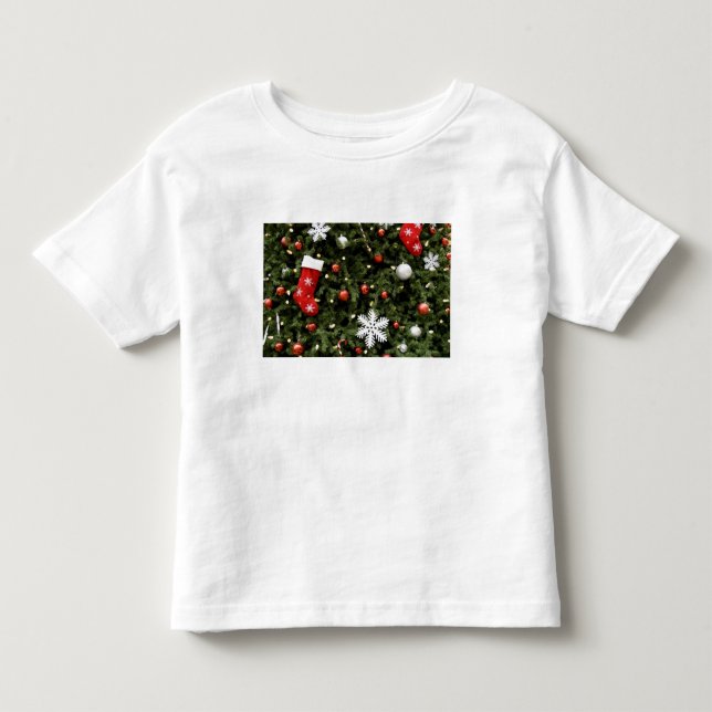 North America. Christmas decorations on tree. 2 Toddler T-shirt (Front)