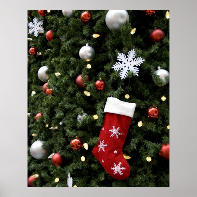 North America. Christmas decorations on tree. 5 (Front)