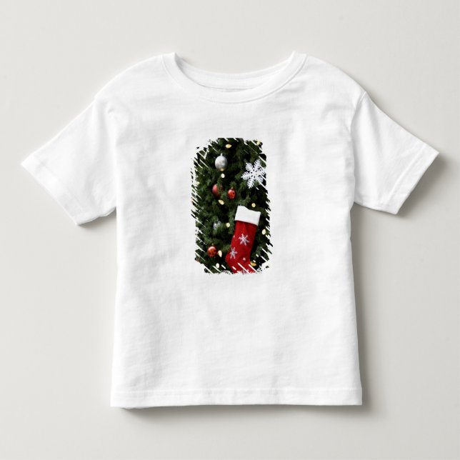 North America. Christmas decorations on tree. 5 Toddler T-shirt (Front)