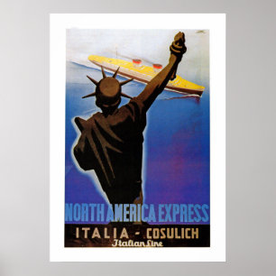 North America Express Poster