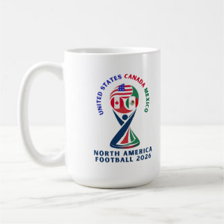 North America Football 2026 | USA Canada Mexico Coffee Mug