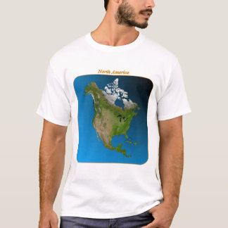 North America from Space T-Shirt