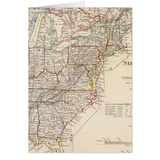 North America index map Cards (Front)