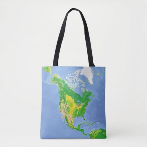 North America Land Use Map Bag