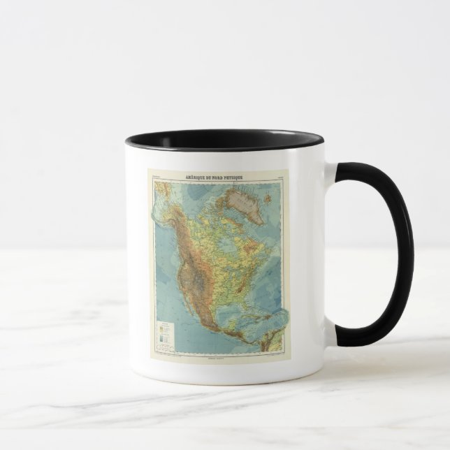 North America Map 2 Mug (Right)