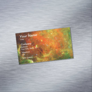 North America Nebula Business Card Magnet