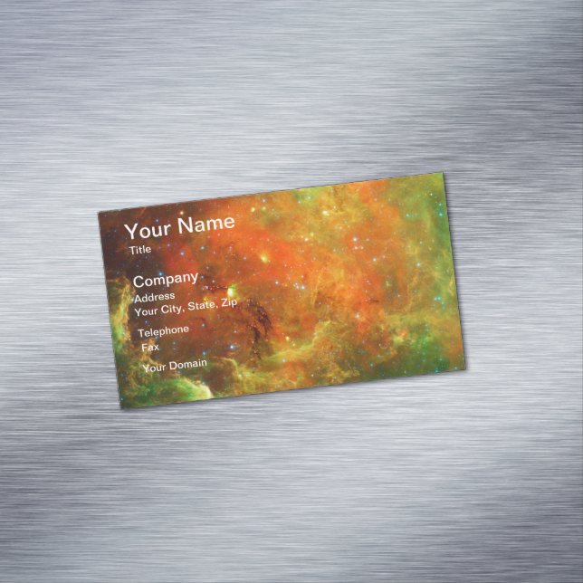 North America Nebula Business Card Magnet (In Situ)
