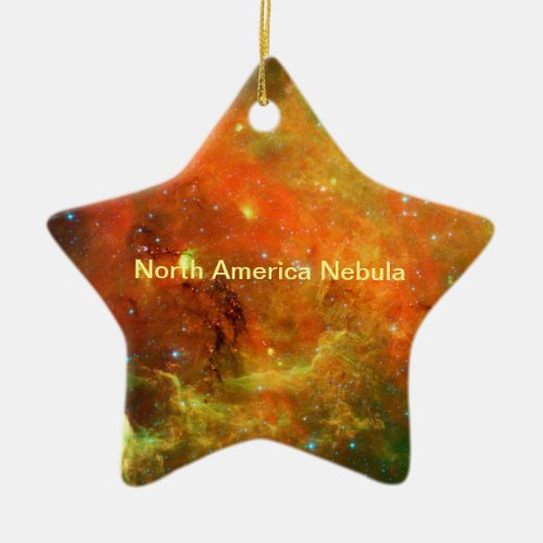 North America Nebula Ceramic Ornament