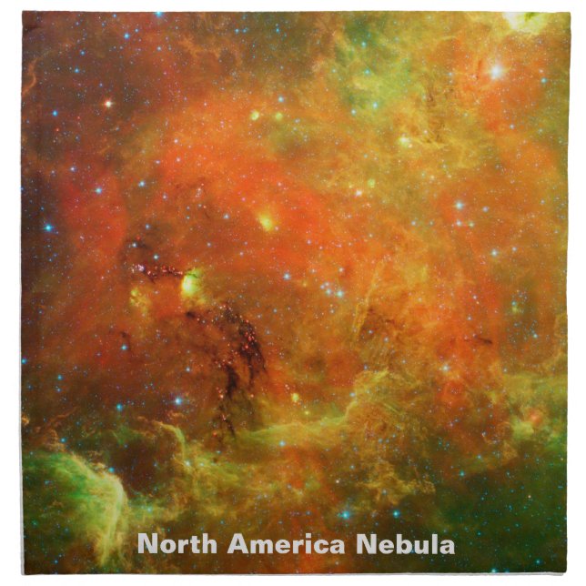 North America Nebula Cloth Napkin (Front)