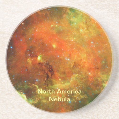 North America Nebula Drink Coaster