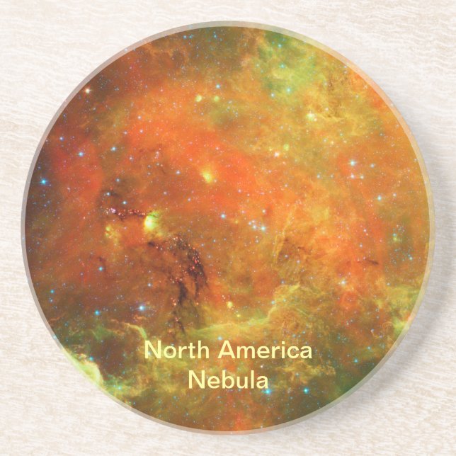 North America Nebula Drink Coaster (Front)