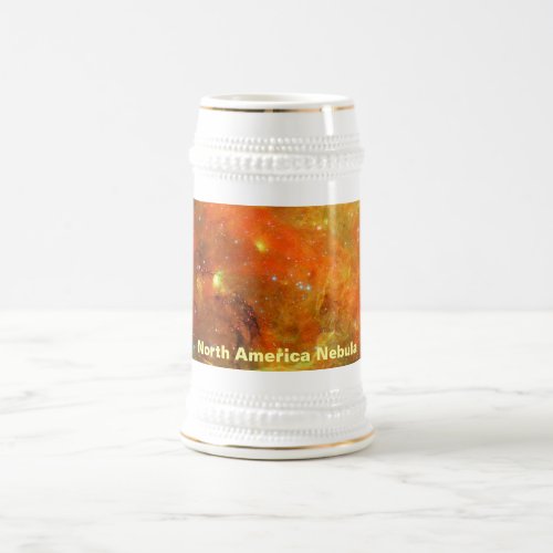 North America Nebula Galaxy Stars Beer Stein