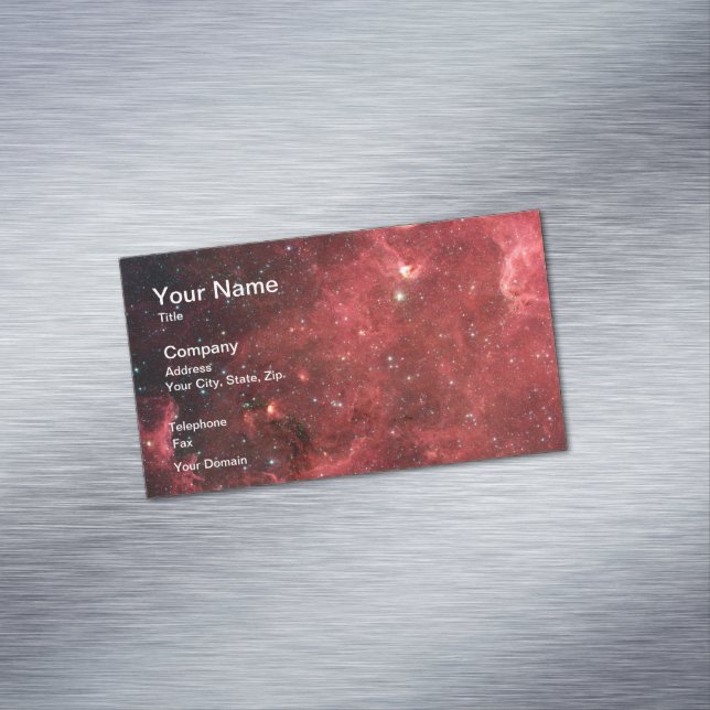 North America Nebula Infrared Business Card Magnet (In Situ)