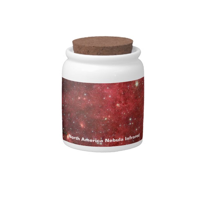 North America Nebula Infrared Candy Jar (Front)