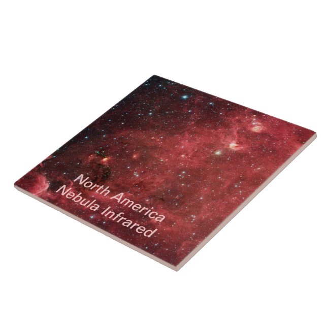 North America Nebula Infrared Ceramic Tile (Side)