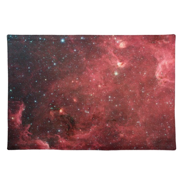 North America Nebula Infrared Cloth Placemat (Front)