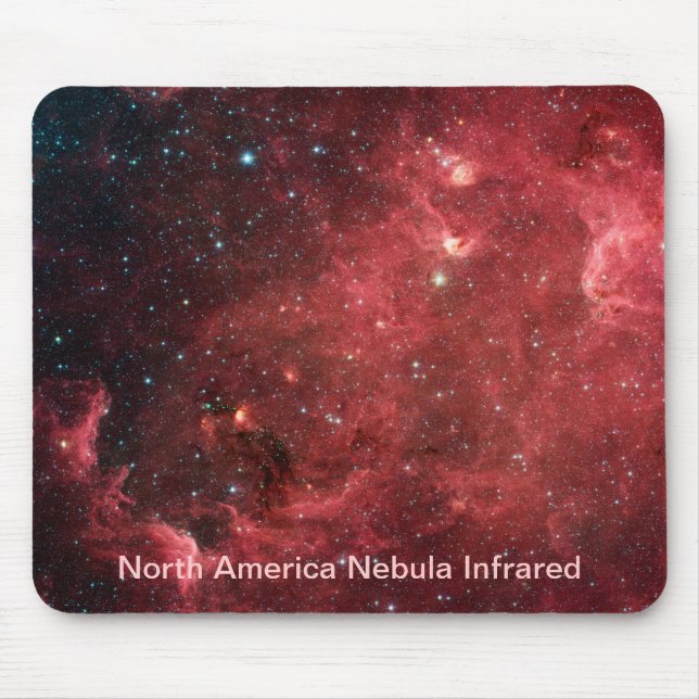 North America Nebula Infrared Mouse Pad (Front)