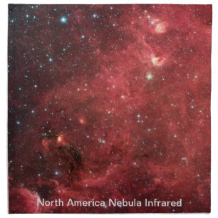 North America Nebula Infrared Napkin