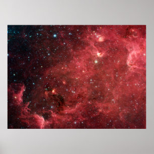 North America Nebula Infrared Poster