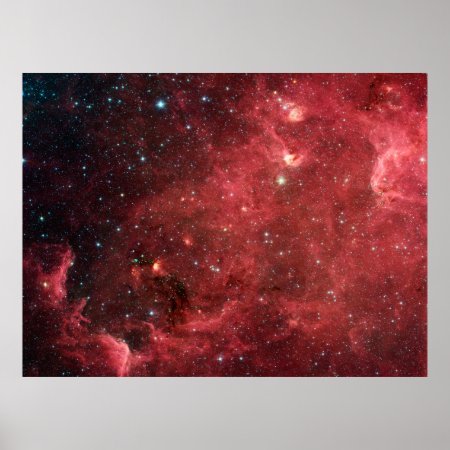 North America Nebula Infrared Poster