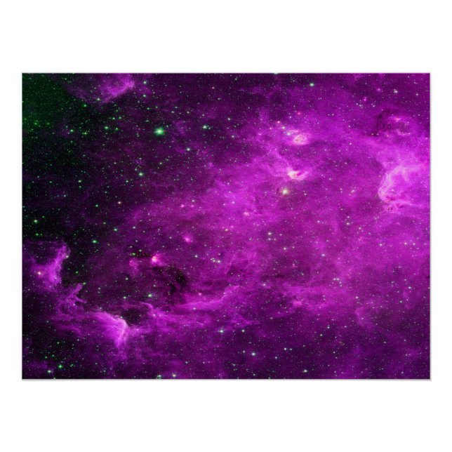 North America Nebula Infrared Purple Poster (Front)