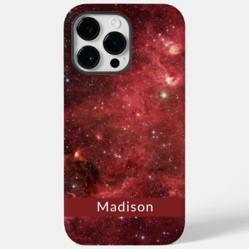North America Nebula Infrared Your Name Case-mate Iphone 14 Pro Max Case by galaxyofstars at Zazzle