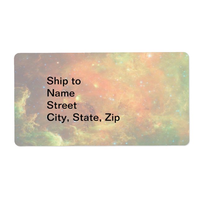 North America Nebula Label (Front)