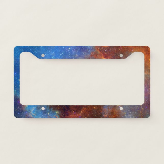 North America Nebula License Plate Frame (Front)