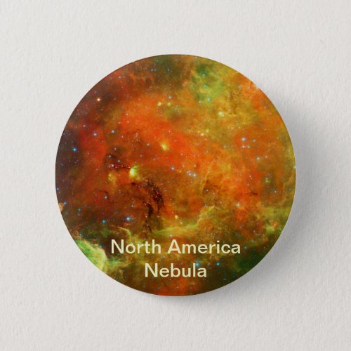North America Nebula Pinback Button
