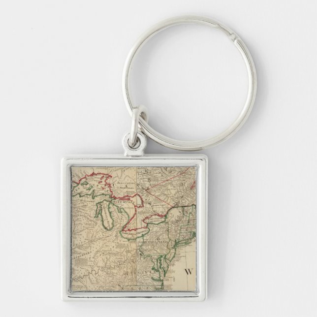 North America north Keychain (Front)
