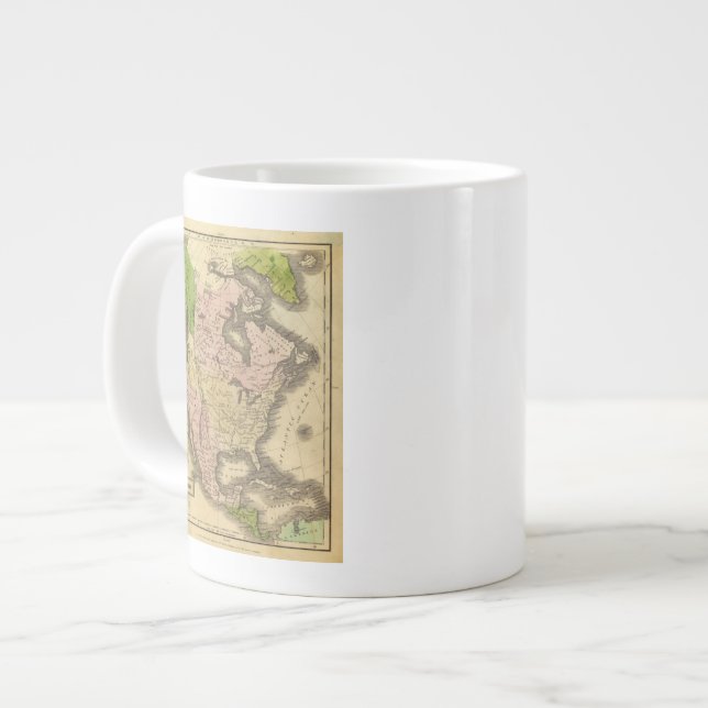 North America Olney Map Giant Coffee Mug (Front Left)