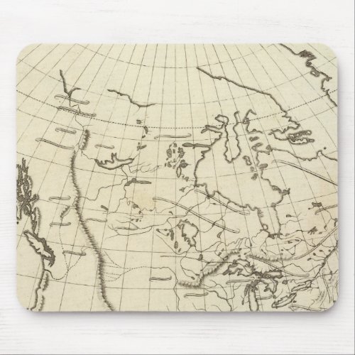 North America outline map Mouse Pad