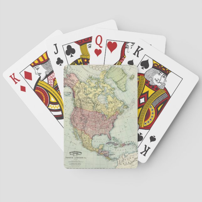 North America. Poker Cards (Back)