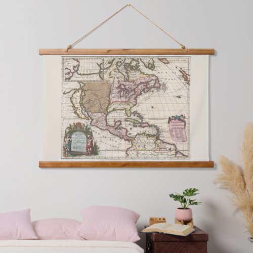 North America Rare Historical Old World Map  Hanging Tapestry