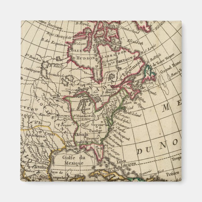 North America School Magnet (Front)