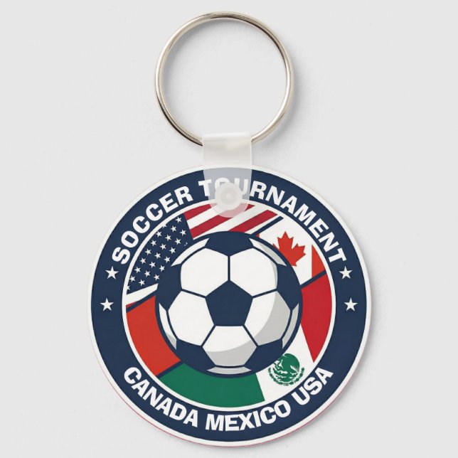 North America Soccer Tournament Keychain (Front)