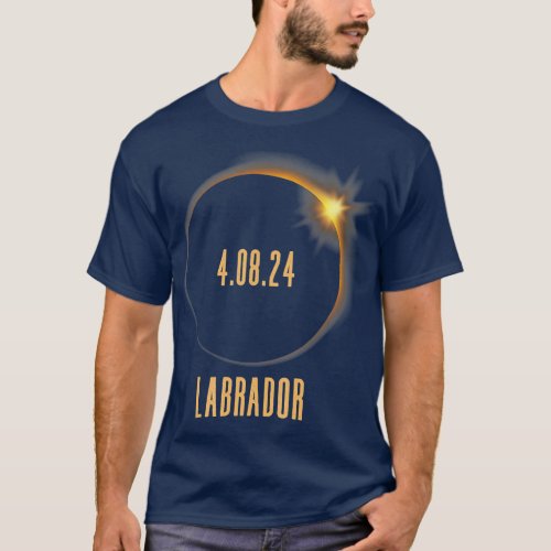 North America Total Solar Eclipse 2024 Labrador    T_Shirt