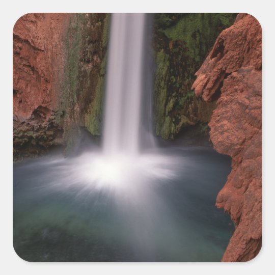 North America, U.S.A., Arizona, Havasu Canyon, Square Sticker
