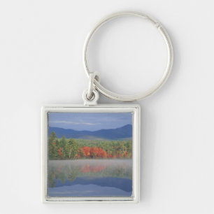 North America, US, NH, Fall reflections in Keychain