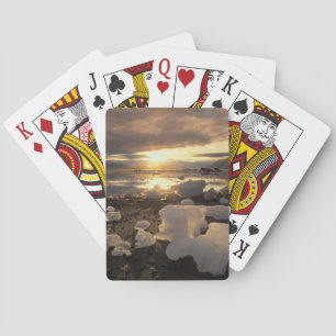 North America, USA, Alaska, Ice Bay, Icescape, Poker Cards