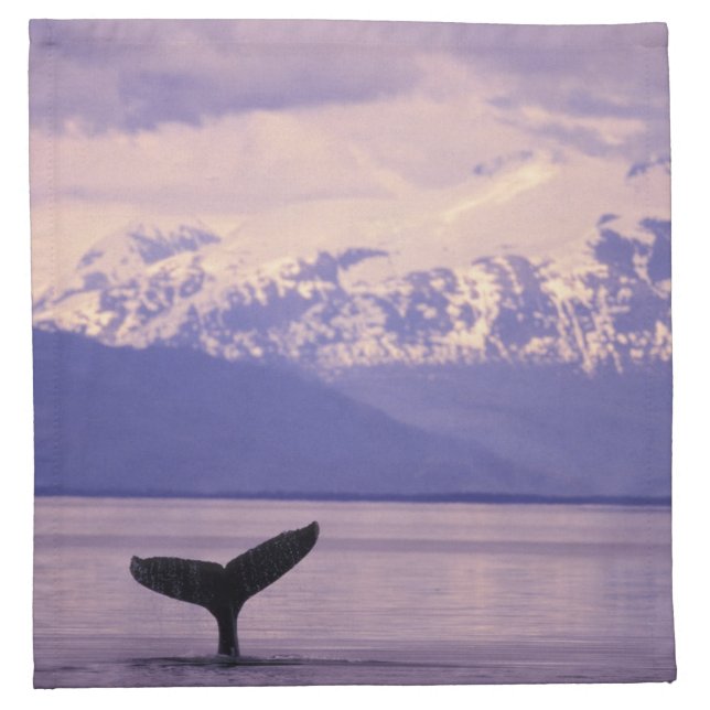 North America, USA, Alaska, Inside Passage. Napkin (Front)