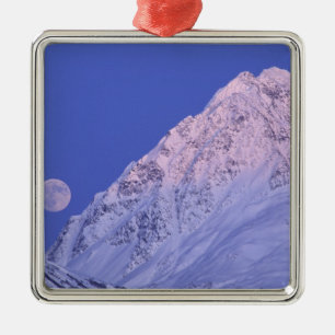 North America, USA, Alaska, Knik River, Metal Ornament