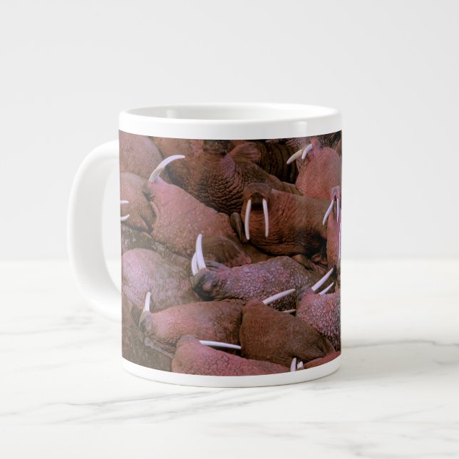 North America, USA, Alaska, Yukon Delta National Large Coffee Mug (Front Left)