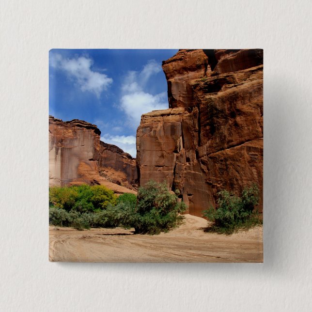 North America, USA, Arizona, Navajo Indian 5 Pinback Button (Front)