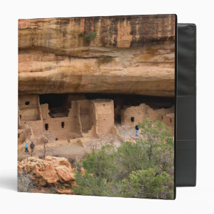 North America, USA, Colorado. Cliff dwellings 3 Ring Binder