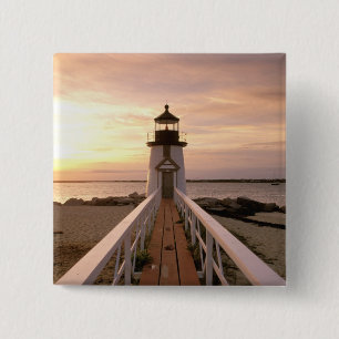 North America, USA, Massachusetts, Nantucket 4 Button