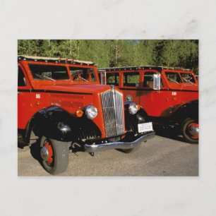 North America, USA, Montana. Classic 1934 Ford Postcard